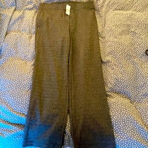 Elastic Waist Straight Leg Pants